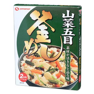 ยามาโมริผักปรุงรสสำหรับหุงพร้อมข้าว 150กรัม Yamamori, seasoned vegetable for cooking with rice, 150 grams