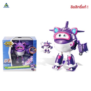 Super Wings  6" Super charge Crystal Lights &amp; Sounds ซุปเปอร์วิงส์ คริสตัล หุ่นแปลงร่าง  6 นิ้ว มีเสียงและไฟ   SW740963