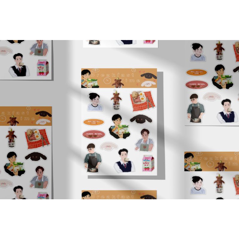 Exo Sticker dicut - Breakfast
