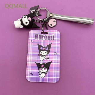 Qqmall เคสพวงกุญแจรูปการ์ตูนบัตรประจําตัวประจําตัวประชาชนบัตรเครดิตสองด้าน