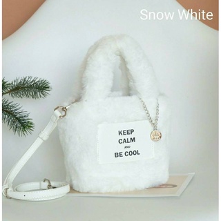 🎊🎄☃️@1,290.-(ส่งฟรี EMS)💯🍂🎁🍃BIG DISCOUNT🍃🎁🍂New Limited edition เฉพาะ Winter นี้  กับ Fluffy bag Col.1 กระเป๋าขนฟู