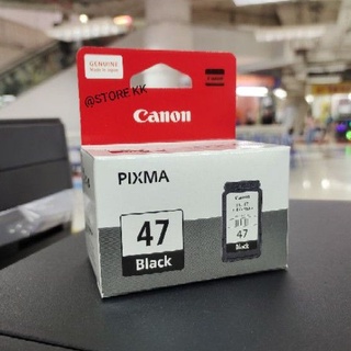 ตลับหมึก Canon INK PG-47 BK (สีดำ)  ของแท้ บรรจุกล่อง  1 กล่อง