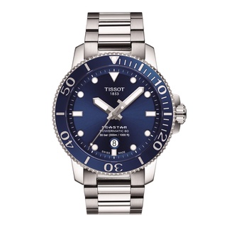 Tissot Seastar 1000 Powermatic 80 ทิสโซต์ ซีสตาร์ 1000 พาวเวอร์เมติค 80 สีน้ำเงิน T1204071104103 นาฬิกาผู้ชาย