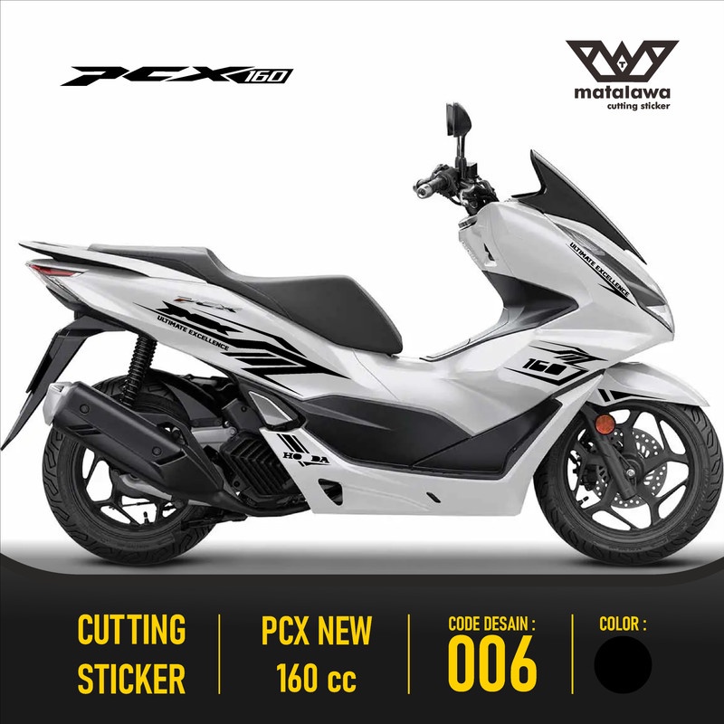 ตัดสติ๊กเกอร์ PCX 160 - อุปกรณ์มอเตอร์ไซค์ Honda PCX 160 cc Striping สติกเกอร์ Skotlet สติกเกอร์ Lis