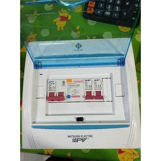 ตู้ไฟคอนซูมเมอร์กันดูด2ช่องNPVเมน63A