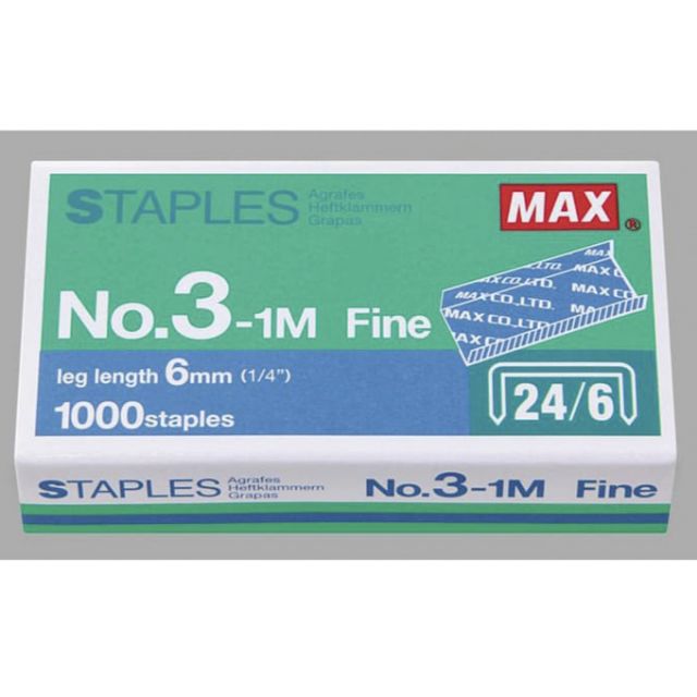 MAX STAPLES NO.3-1M (24/6)