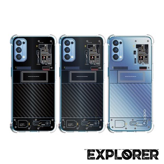 เคส OPPO Reno4 4G [ Explorer Series ] 3D Anti-Shock Protection TPU Case