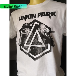 เสื้อวงนำเข้า Linkin Park Mike Shinoda Chester Bennington Nu Metal Hiphop Rock Rap Retro Style Vintage T-Shirt