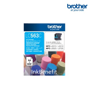 Brother LC-563C Cyan Ink Cartridge ตลับหมึก สีน้ำเงิน สำหรับเครื่องอิงค์เจ็ทรุ่น MFC-J2310, MFC-J2510, MFC-J3520, MFC-J3