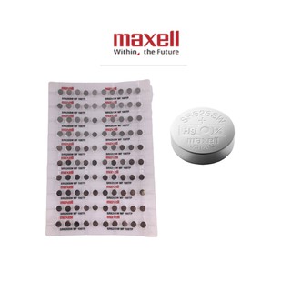ถ่านนาฬิกา Maxell SR626SW (377) 0% HG Silver Oxide Watch Battery (1.55V) แพคละ 100 เม็ด (B100) แบบหลุมแพคจากญี่ปุ่น ของแ