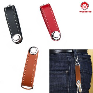 Key Holder Pocket Key Organizer Secure Locking Genuine Leather KeyChain Tools