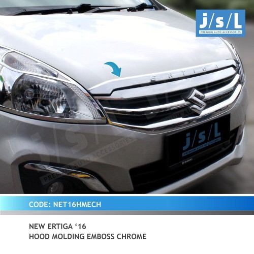 ฝากระโปรงเครือ ใหม่ ertiga 2016 Emboss โครเมียม