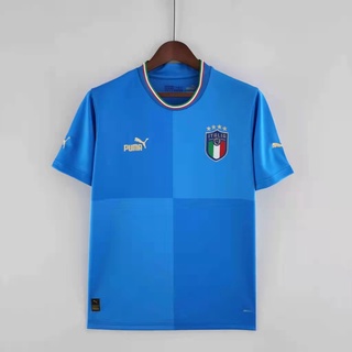 เสื้อฟุตบอล ลายทีมชาติ อิตาลิ Italy ใหม่ล่าสุด ปี2022-2023 เกรดAAA (ภาพถ่ายจากของจริง)