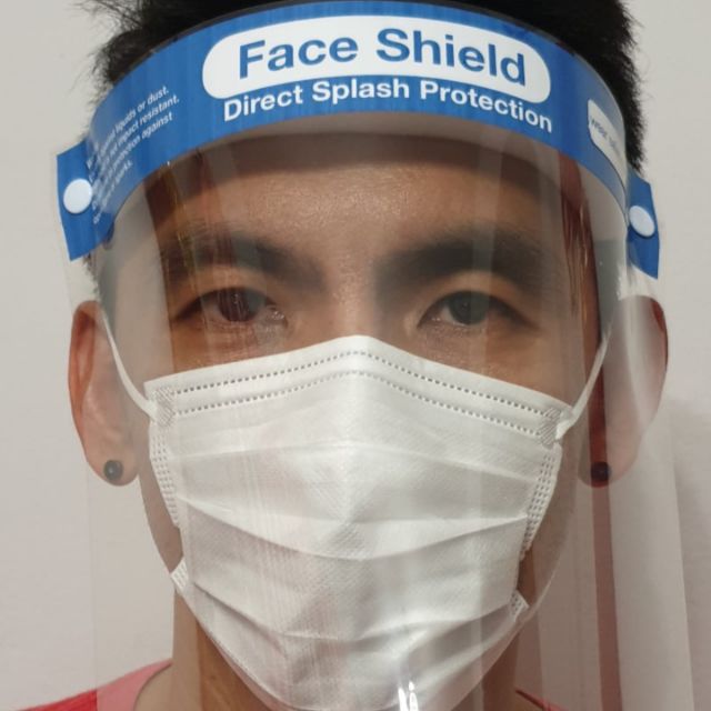 Face shield เซต 10อัน หน้ากากป้องกันละอองเชื้อโรค เฟสชิว
