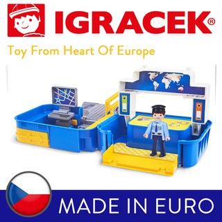 IGRACEK - 22212 สถานีตำรวจ POLICE STATION FOLDING BOX【 MADE IN CZECH 】(ชุดของเล่น playset Not Playmobil)