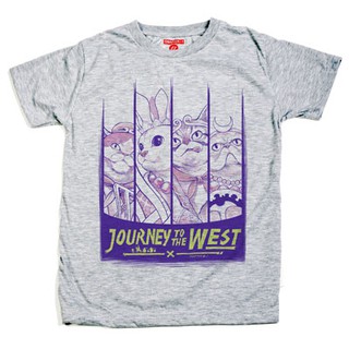 เสื้อยืด แขนสั้น แชปเตอร์วัน สเก๊ตบุ๊ค ลาย เดินทางสู่ตะวันตก ผ้านิ่ม / Journey to west Chapter One Sketchbook Soft Tee