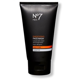 No7 Men face wash เมน เอเนอร์ไจซิ่ง เฟซ วอช เดลี่ แคร์ เซนซิทีฟ 150มล.