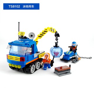 ProudNada Toys ตัวต่อเลโก้ แอตแลนติก แอนตาร์กติก QIAOLETONG ANTARCTIC SCIENTIFIC EXPEDITION 206 PCS NO.TS8102A NO