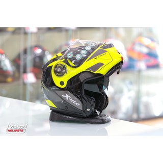 หมวกกันน็อค X-LITE HELMETS X-1004 CARBON CHARISMATIC YELLOW