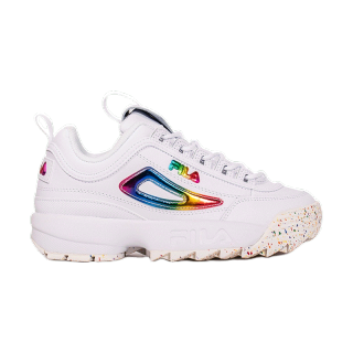 [ลิขสิทธิ์แท้] FILA KOREA Disruptor 2 Pride รองเท้าผู้หญิง ฟิล่า แท้ รุ่นสุดฮิต