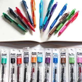 (ราคาพิเศษ) ปากกา Pentel Energel X รุ่น BLN105 ขนาด 0.5 MM // 0.7 MM และไส้ปากกา ปากกาเจล เพนเทล หมึกเจลสี
