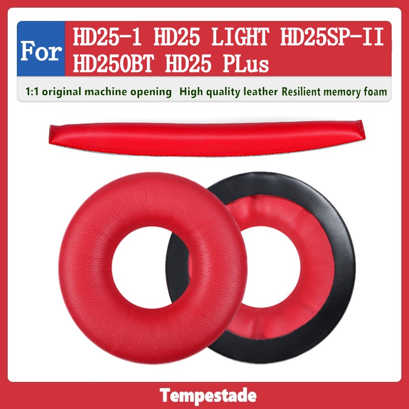 Tempestade เคสหูฟังหนัง ฟองน้ํา อุปกรณ์เสริม สําหรับ Sennheiser HD25-1 HD25 LIGHT HD25SP-II HD250BT 