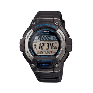 Casio นาฬิกาข้อมือ - รุ่น Solar Power W-S220-8A Black