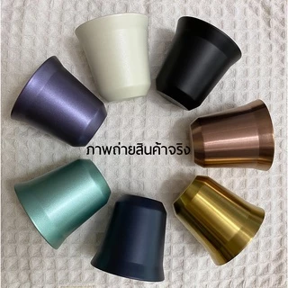 Double Wall 304 Stainless Steel Espresso Cup ถ้วยกาแฟสแตนเลส ขนาด 80ml/160ml