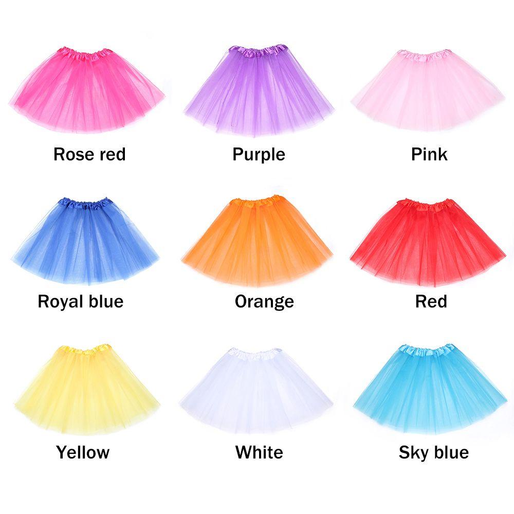 Shoogth กระโปรงตูตู กระโปรงแฟนซี เครื่องแต่งกายเด็ก Pettiskirt Tulle Tutu