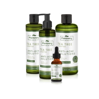 Plantnery tea tree Set Exclusive First Toner /Intense Serum /Facial Cleanser /First Cleansing Water