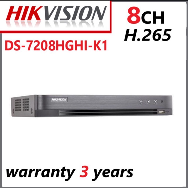 เครื่องบันทึก HIKVISION 8CH.2MP Turbo HD DS-7208HGHI-K1