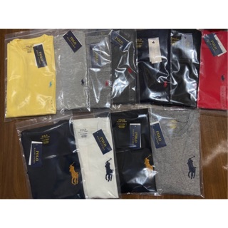 เสื้อยืดคอกลม สีพื้นโปโล ราล์ฟ ลอเรน T-Shirt  POLO RALPH LAUREN