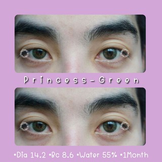 ✨️Princess-Green☆14.2 ☆รายเดือน⛔มีสายตา -300