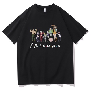 เสื้อยืด ผ้าฝ้าย พิมพ์ลายการ์ตูนอนิเมะ Seven Deadly Sins Nanatsu No zai Meliodas Friends ทรงหลวม สําหรับผู้ชาย O65YT NGF