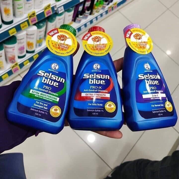 Selsun  Blue Shampoo  แชมพูขจัดรังแค ยอดนิยม 200 ML.