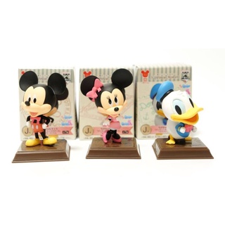 Disney Happiness Moment ชุด 3 ตัว Mickey &amp;Minnie Mouse Donald Duck ของแท้ ดิสนีย์ มิกกี้เม้าส์ มินนี่เม้าส์ โดนัลด์ดั๊ก