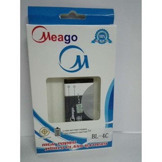 Meago battery แบตเตอรี่ nokia (BL-4C) ความจุ 800mAh  **.เทียบใส่กับลำโพงและวิทยุได้จร้า**