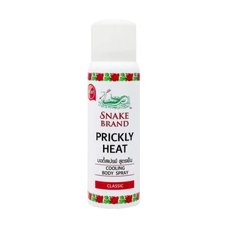 Snake Brand ตรางู คูลลิ่งบอดี้สเปรย์ สูตรเย็น คลาสสิค 50 มล.1 กระป๋อง+ ทิชชู่เย็นตรางู คลาสสิค 10 แผ่น 2 แพ็ค (Body Spra