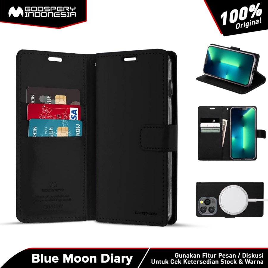 เคสหนัง Samsung Galaxy S22 Plus Goospery Bluemoon Diary ของแท้