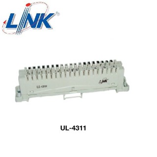 Telephone(เทอร์มินอลโทรศัพท์ สีเทา) Connection Module MODULE 10 Pair LINK (UL-4311) Original-30 Years