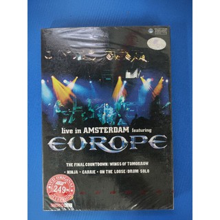 แผ่น VCD เพลง EUROPE Live in AMSTERDAM