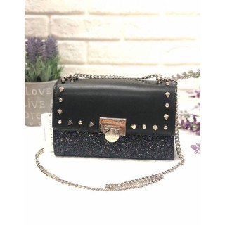 CHARLES &amp; KEITH STUD DETAIL CLUTCH