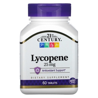 (พร้อมส่ง) 21st Century Lycopene 25 mg 60 Tablets