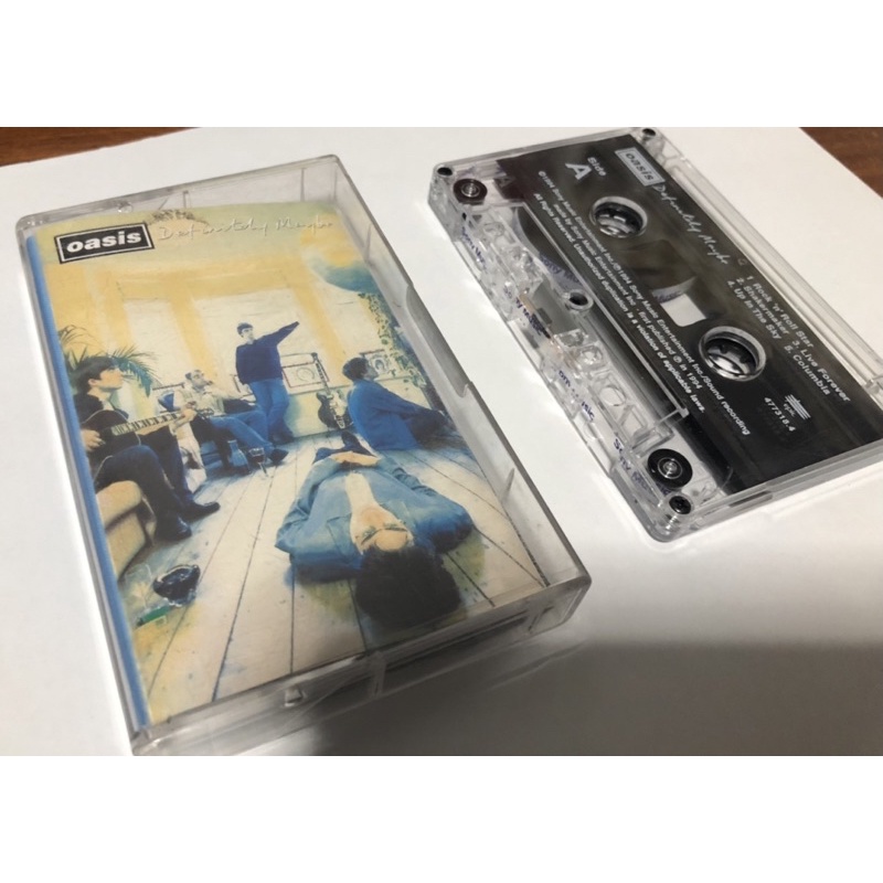เทปคาสเซ็ทแท้ วง Oasis อัลบั้ม Definitely Maybe สภาพเก็บสะสม ตัวเทปสภาพใหม่มาก