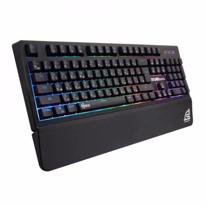 SIGNO E-Sport Semi Mechanical Gaming Keyboard Rubber Dome CENTAURUS รุ่น KB-730 (เกมส์มิ่ง คีย์บอร์ด)