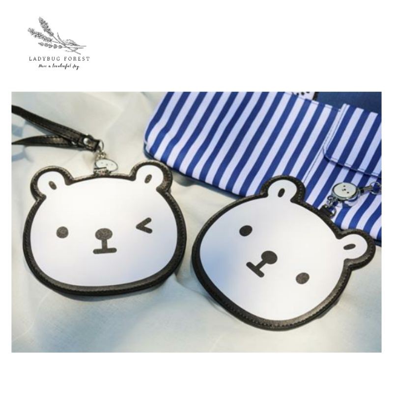 [พร้อมส่ง] Bac Bac's Diary Card Holder กระเป๋า​ใส่บัตร​ BTS​ MRT หมีขาว​ ของแท้​ ลิขสิทธิ์แท้ 100%