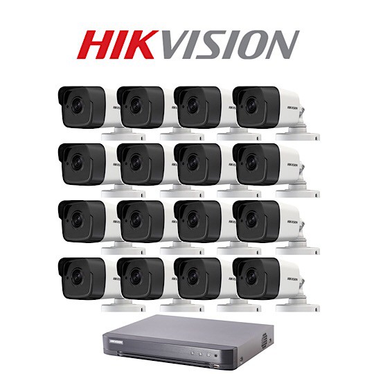 HIKVISION 16CH 5MP DIY Set ชุดกล้องวงจรพร้อมติดตั้ง 16ช่อง 5ล้านพิกเซล