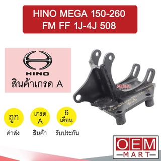 ขาคอมแอร์ ฮีโน่ เมก้า 150-260 แรง FM FF 1J-4J 508 แบบสไลด์ ขาคอม หูคอม ขายึดคอม แท่นยึดคอม แอร์รถยนต์ MEGA 609