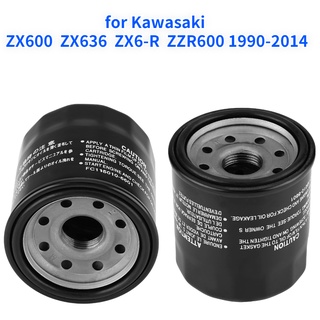 พร้อมส่ง ไส้กรองน้ำมันรถจักรยานยนต์ สำหรับ Kawasaki Zx600 Zx636 Zx6-R Zzr600 1990-2014