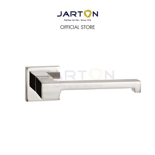 JARTON มือจับก้านโยก7SO ทรงเหลี่ยน สี Satin Nickel สินค้าแบรนด์ไทย มีโรงงานผลิตที่ไทย มาตรฐานสากล รุ่น 121014